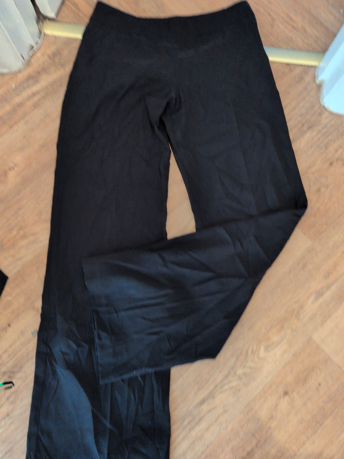 Tall 14 Long Black Side Zip Trousers