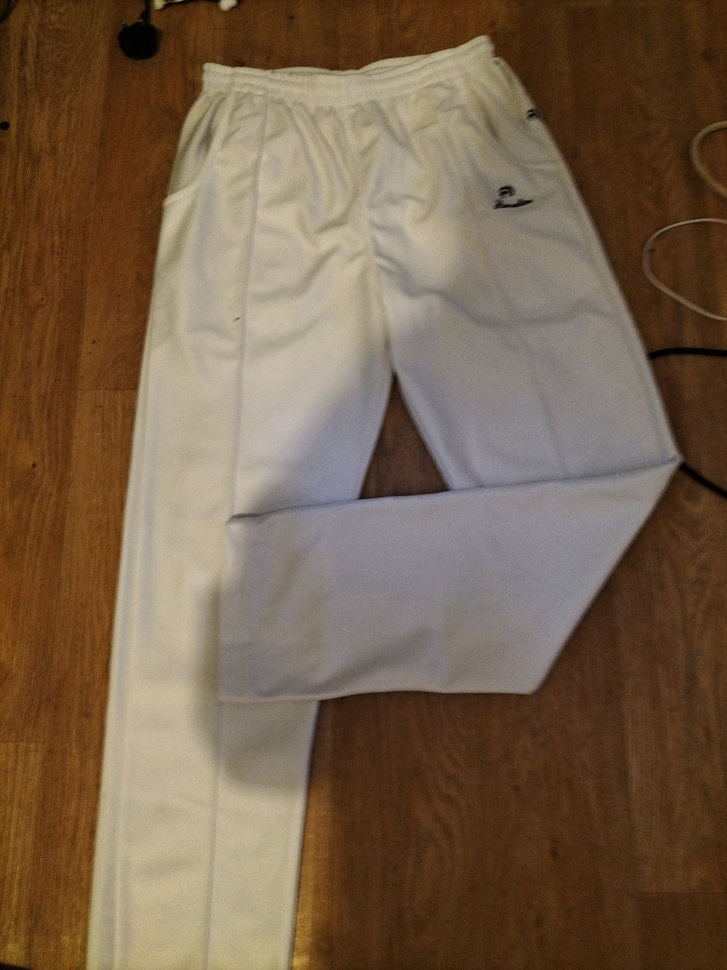 Mens Henselite Size Small White Joggers