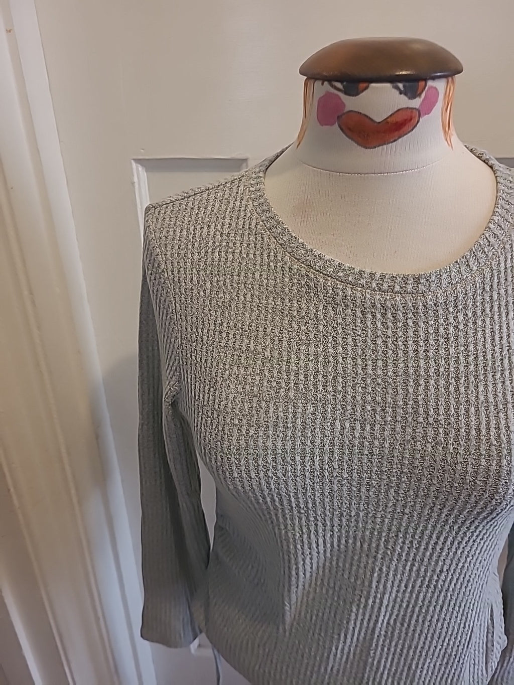 Ladies M&S Top Size Small Dusty Green