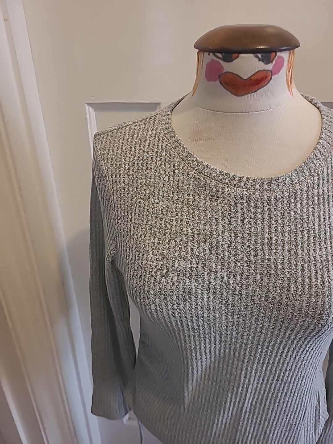 Ladies M&S Top Size Small Dusty Green
