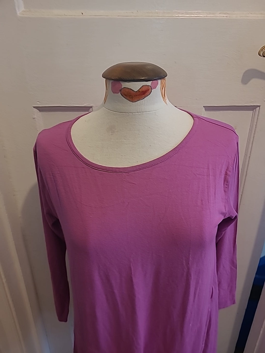 Ladies Masai Size XS Pink Long Sleeved Longline Blouse
