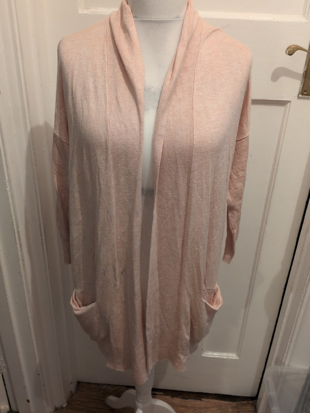 Primark 8 Pale Pink Open Cardigan