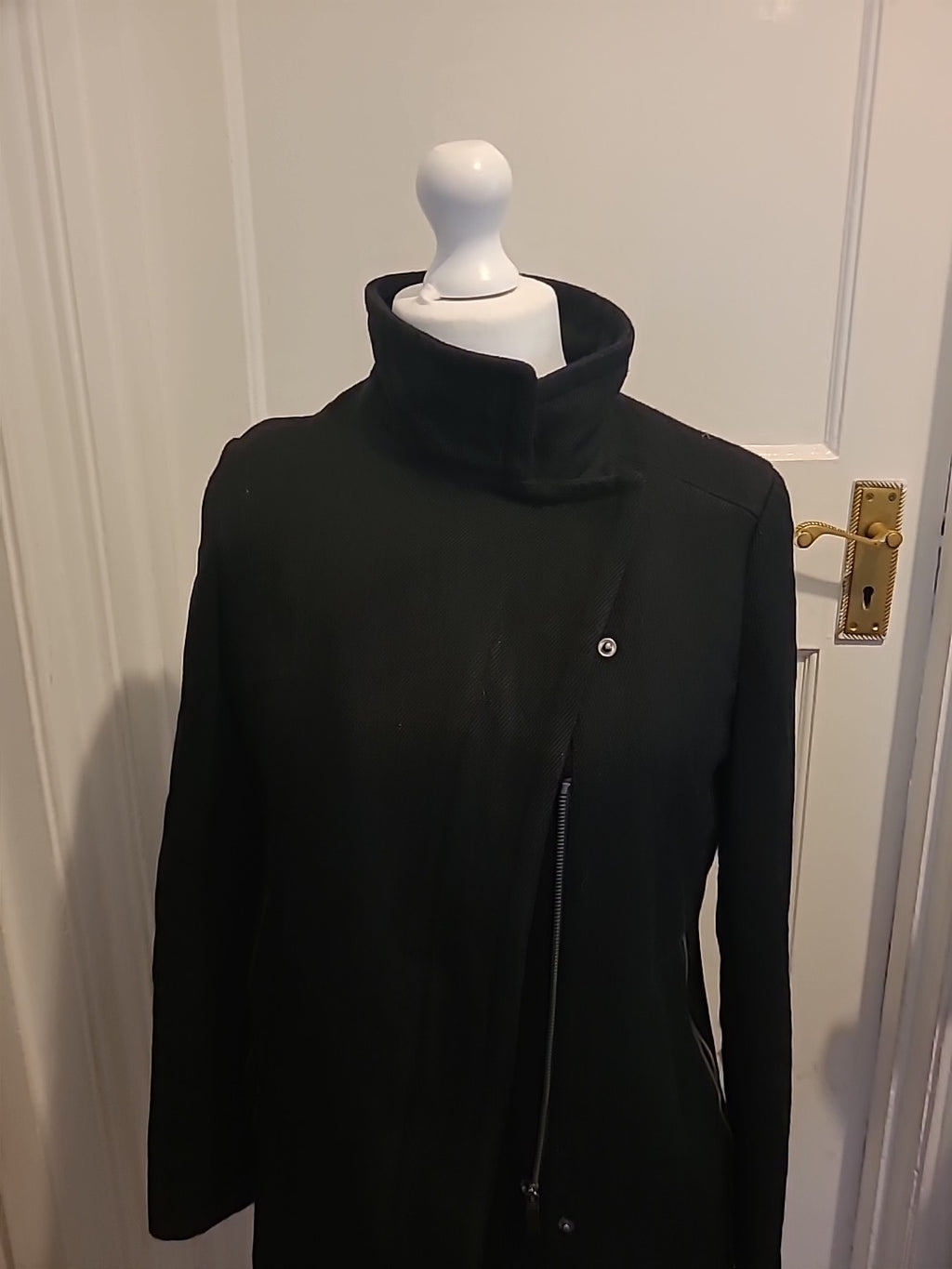 Ladies Next Outerwear Size 8 Black Lined Jacket
