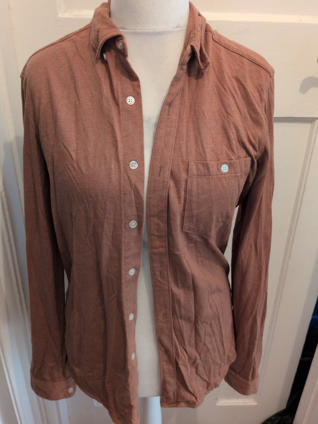 ASOS Medium Brown Long Sleeve Shirt