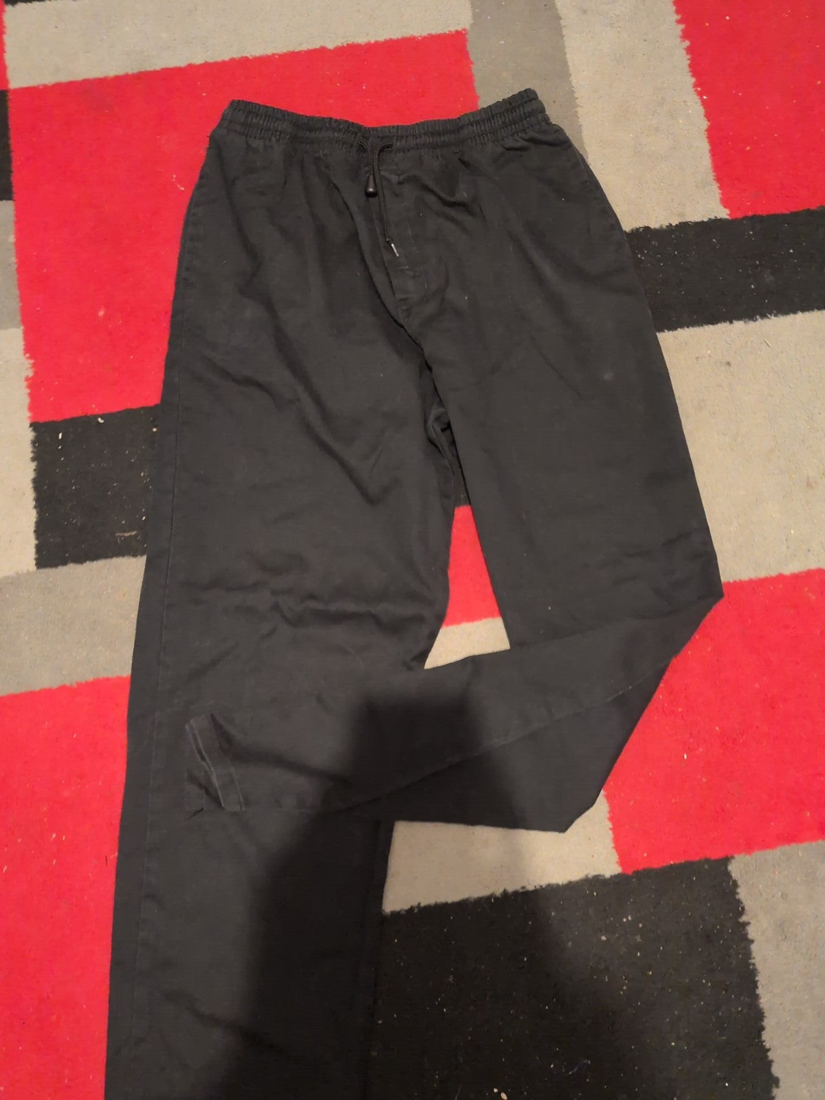 Russums Medium Reg Black Jogger