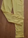Brand New Missguided Size 8 Yellow Coord Self Fabric Belted Trousers