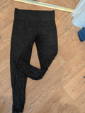 George Active Large Dark Grey And Black Leggings