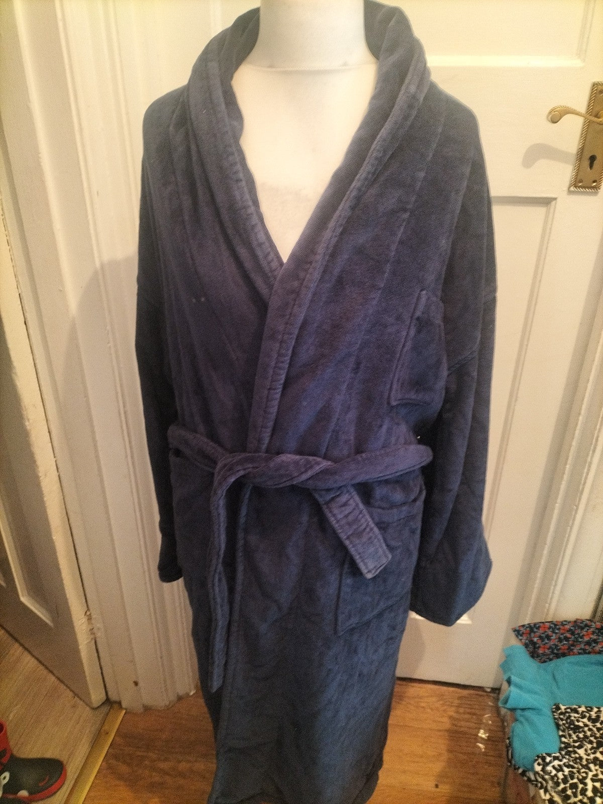 BHS Medium Navy Quite Heavy Dressing Gown