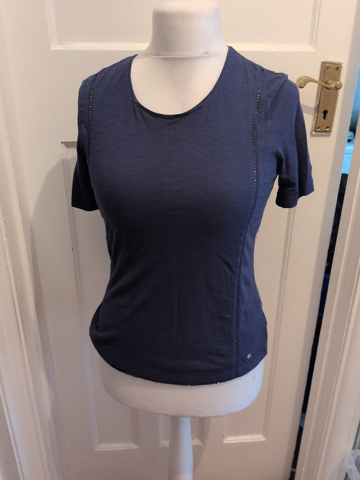 Gerry Weber Causal 10 Navy Short Sleeve Blouse T-shirt