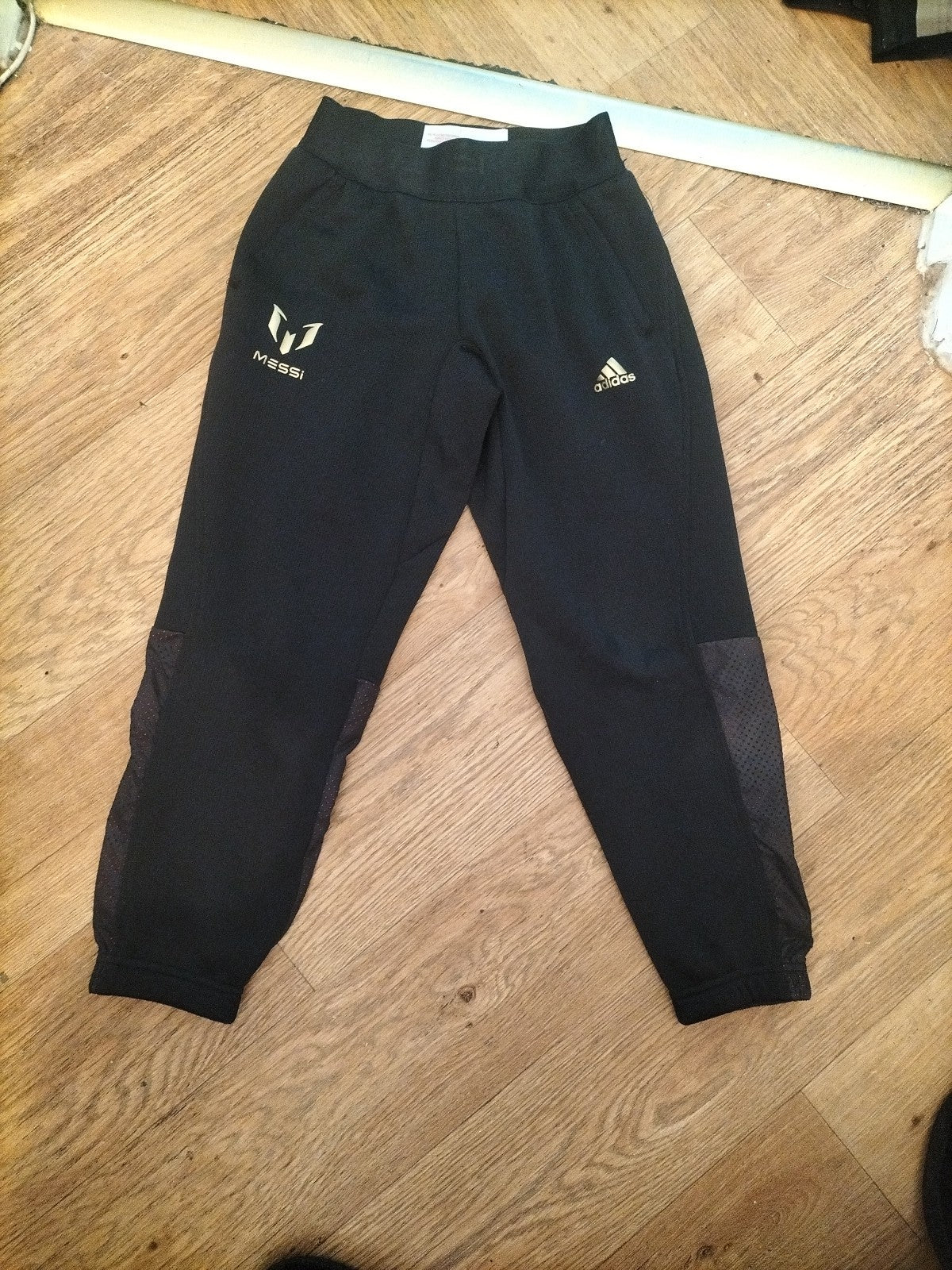 Adidas 7-8 Years Black "Messi" Print Jogger