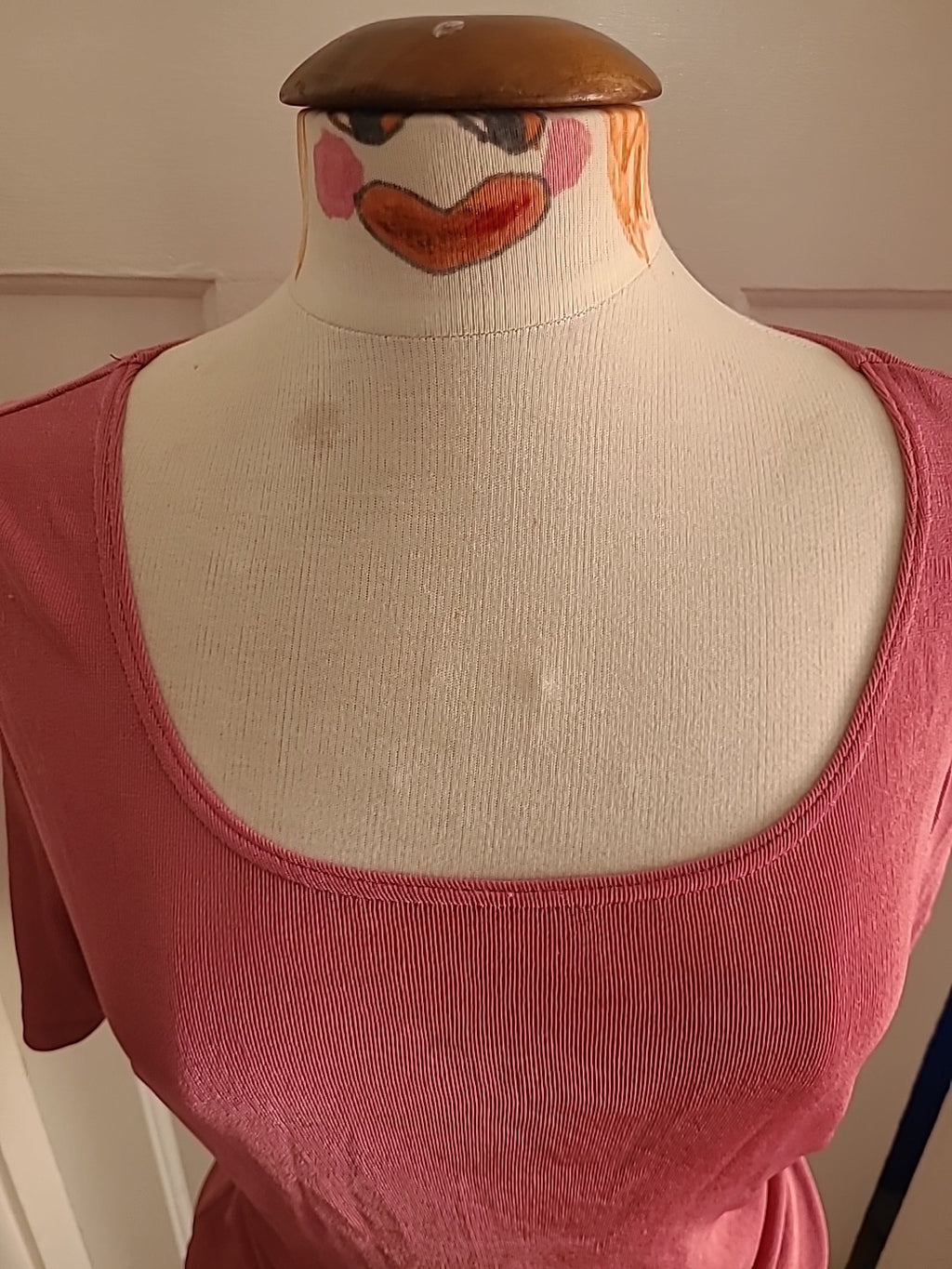 Ladies Bhs Size 12 Pink Short Sleeved Tshirt