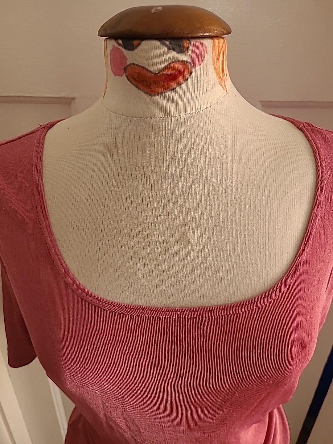 Ladies Bhs Size 12 Pink Short Sleeved Tshirt
