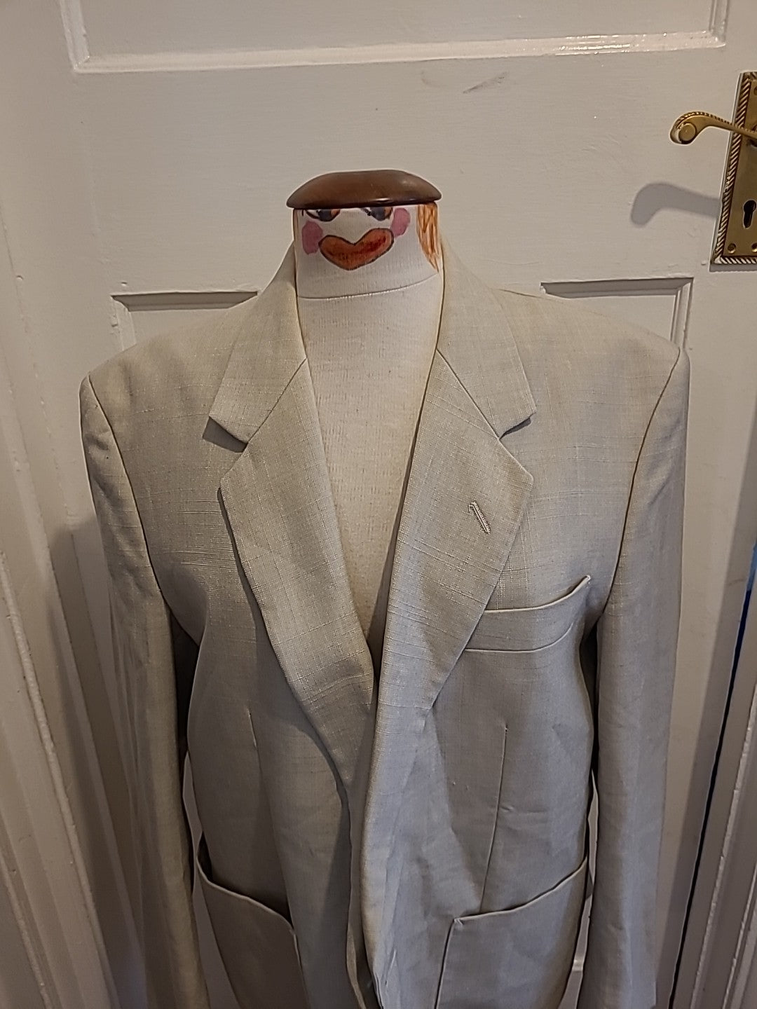 Mens Hodges Size Medium Stone Padded Lined Blazer