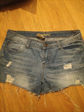 Ladies Denim&Co Size 10 Boyfriend Denim Shorts