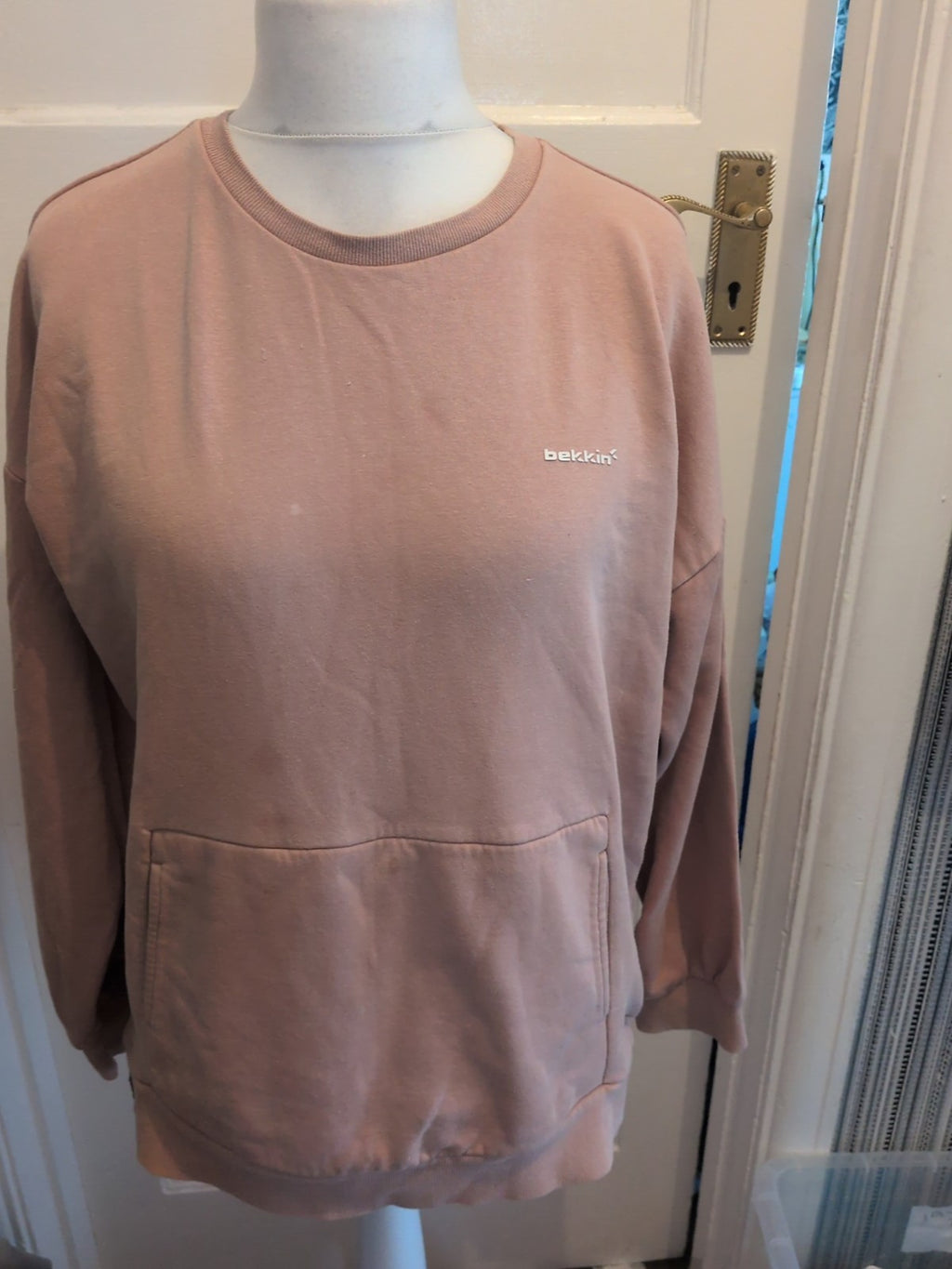 Bekkin XL Pink Pullover Jumper Has Some Marks