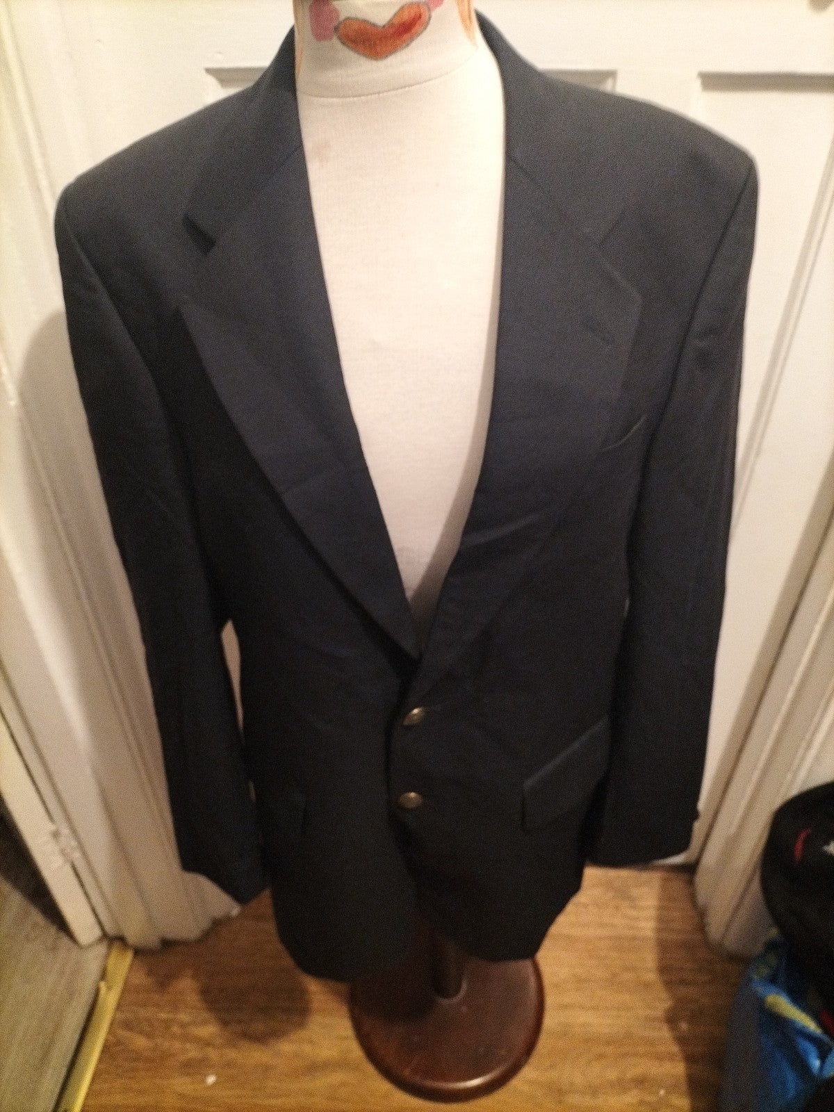 Mens Burton Size 38R Navy Lined Padded Blazer
