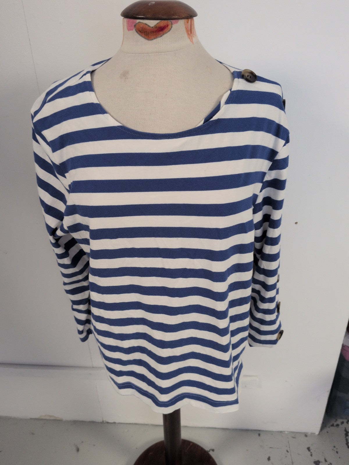 Capsule 18 Blue Striped Long Sleeve T-shirt