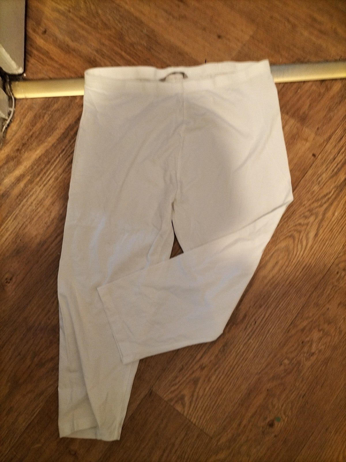 Ladies Cropped Leggings In White From Tu
