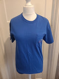Mens Gildan Size M Blue Mustand Print Tshirt