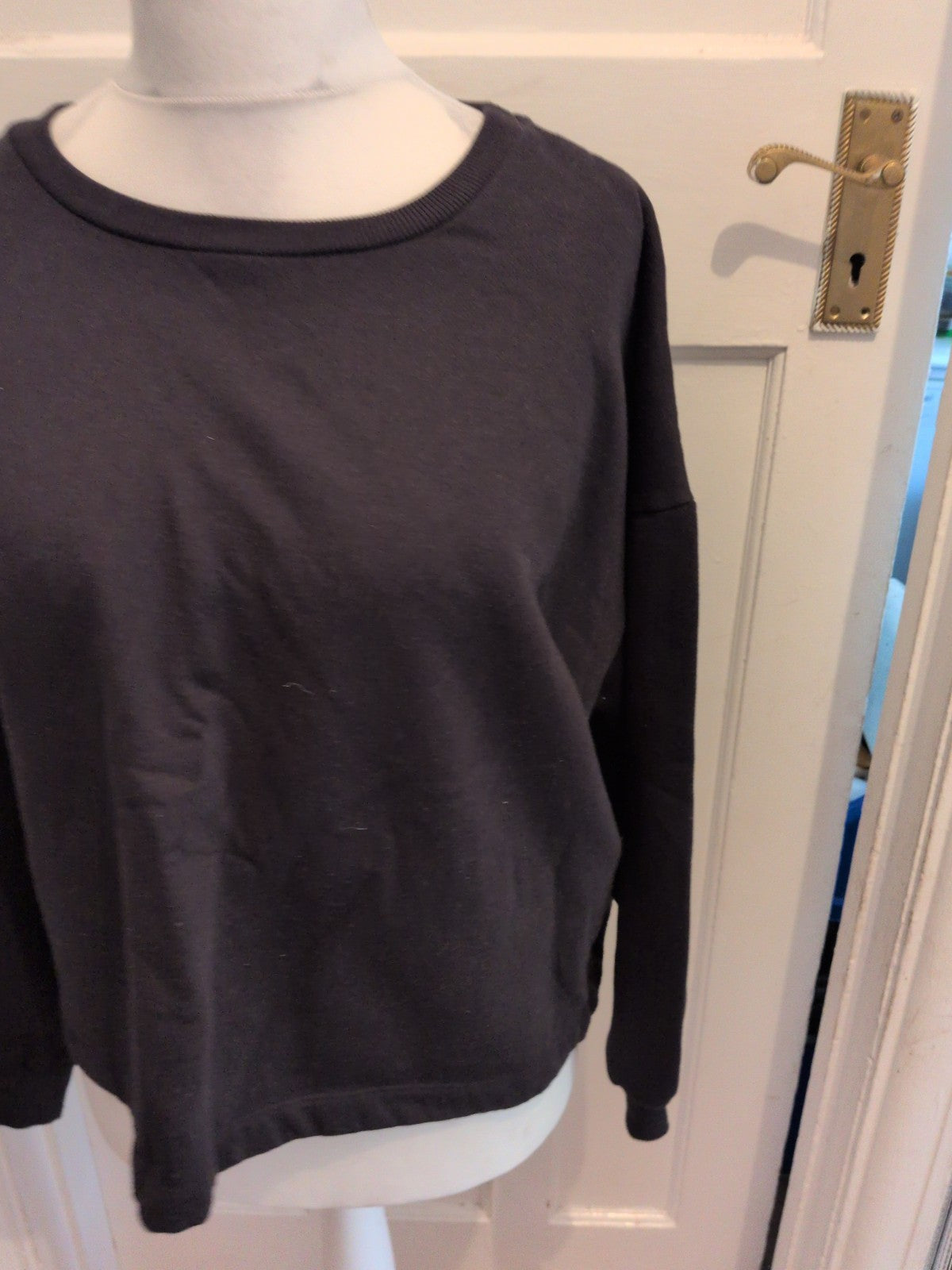 George 22 Black Long Sleeve Plain Jumper