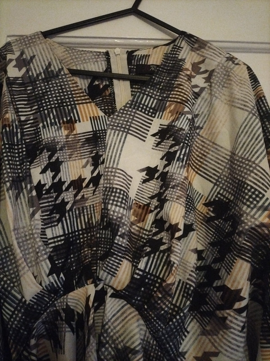 Ladies Gdg Actuel Size Small Multi Coloured Long Sleeved Blouse