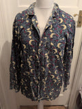 John Lewis Medium Multicoloured Moon Pattern Long Sleeve Pyjamas Shirt