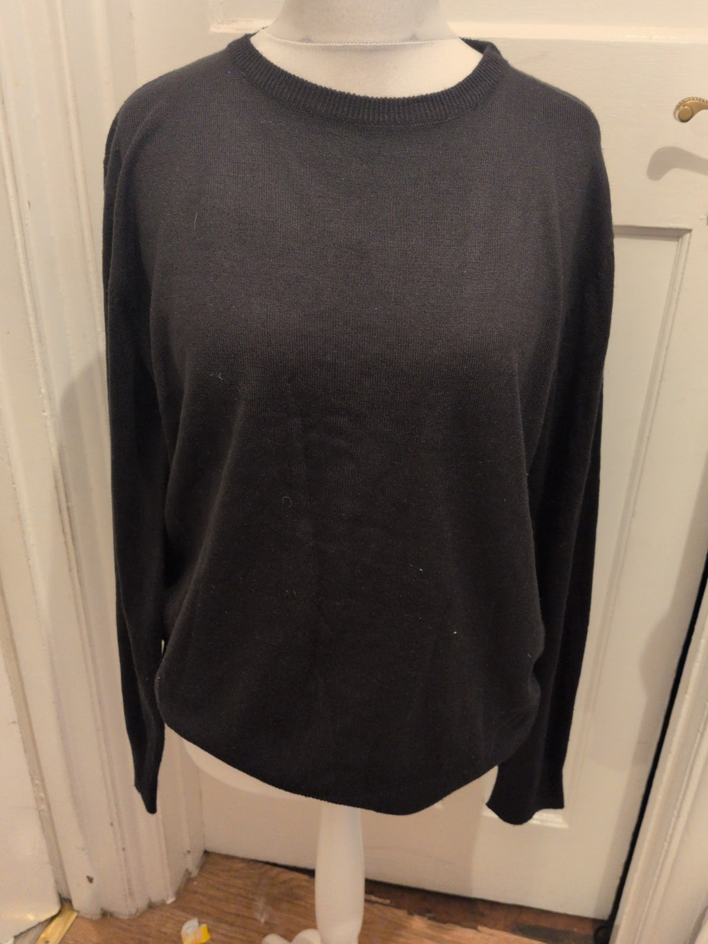 Brave Soul 2XL Black Round Neck Jumper