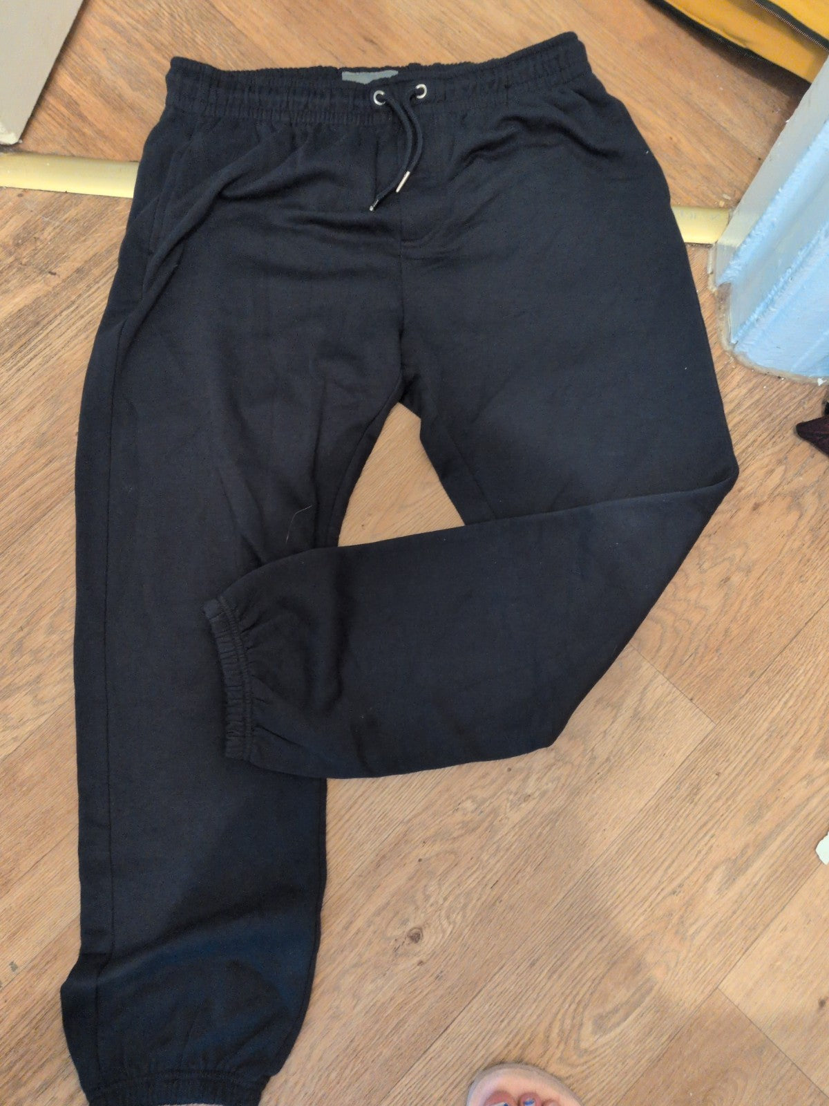 George Large Navy Elasticated Joggers