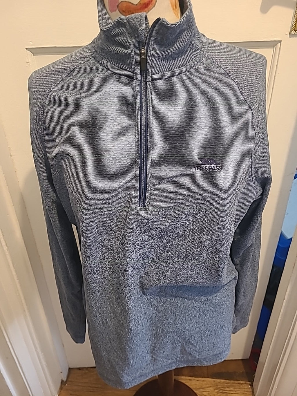 Ladies Trespass Size Medium Grey Fleck Long Sleeved Lightweight Jumper