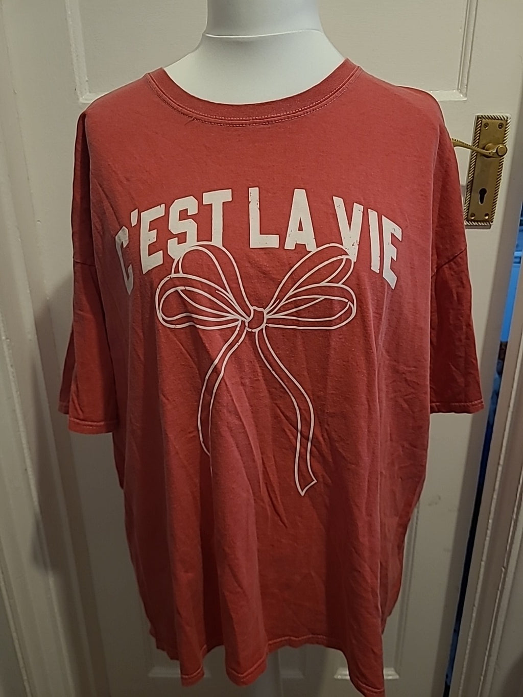 Mens XL Round Neck Short Sleeve T-shirt
