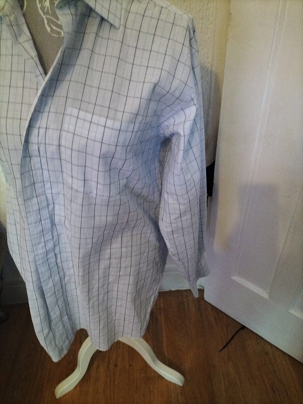 Mens Primark 16" Long Sleeved Check Shirt