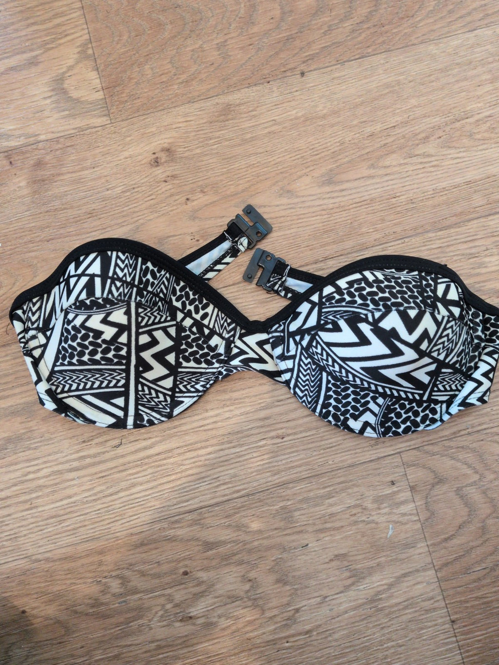Dorothy Perkins 12 Beige And Black Bikini Bra