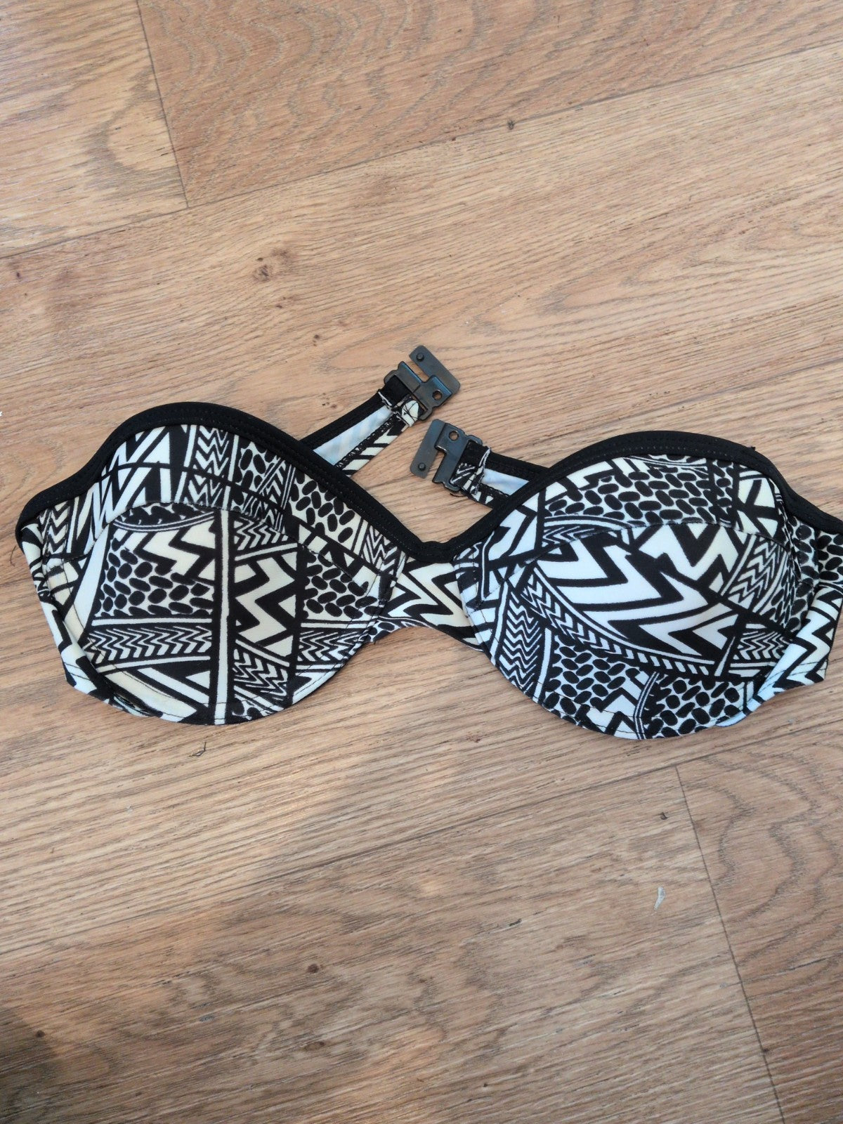 Dorothy Perkins 12 Beige And Black Bikini Bra