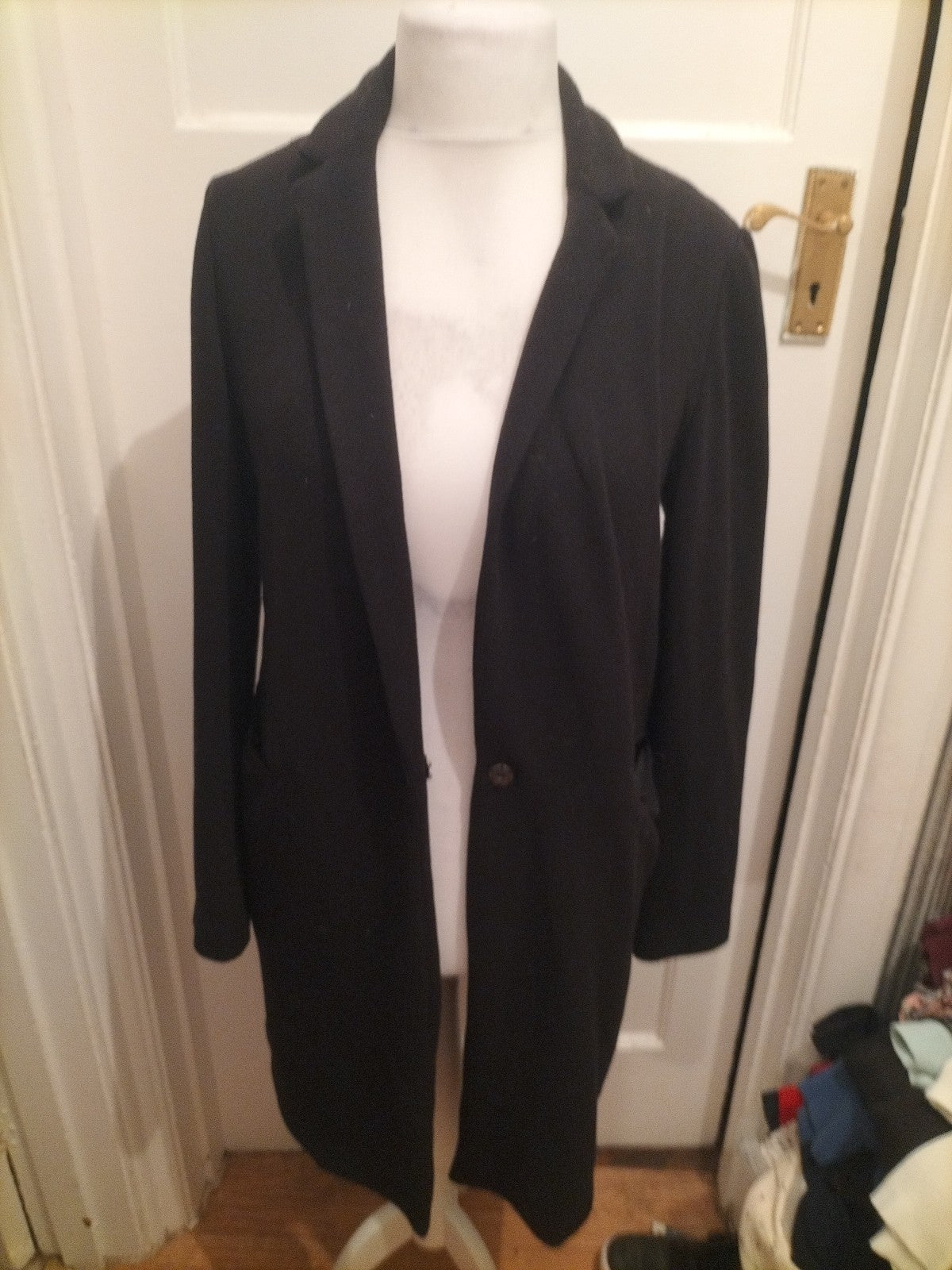 New Look 12 Black Popper Fastening Jacket