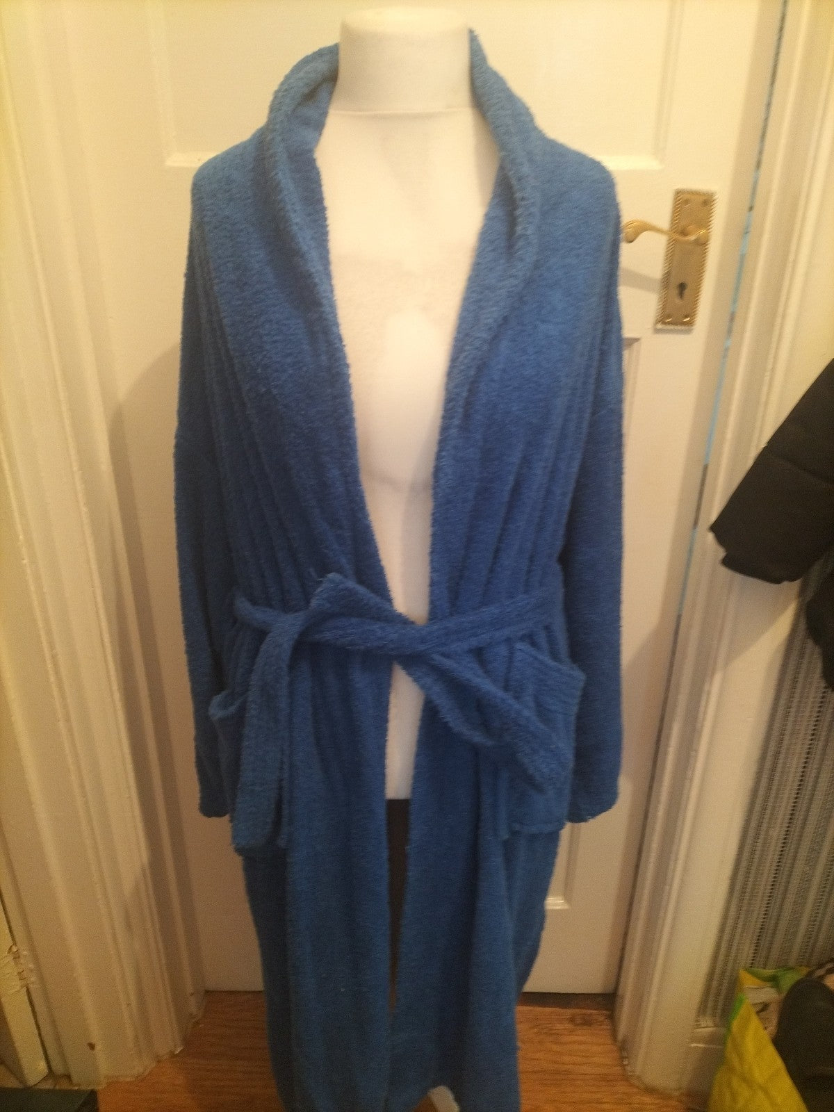 Mens Sunggle Robe One Size Royal Blue Dressing Gown