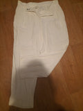 Ladies H&M Size 12 White Trousers