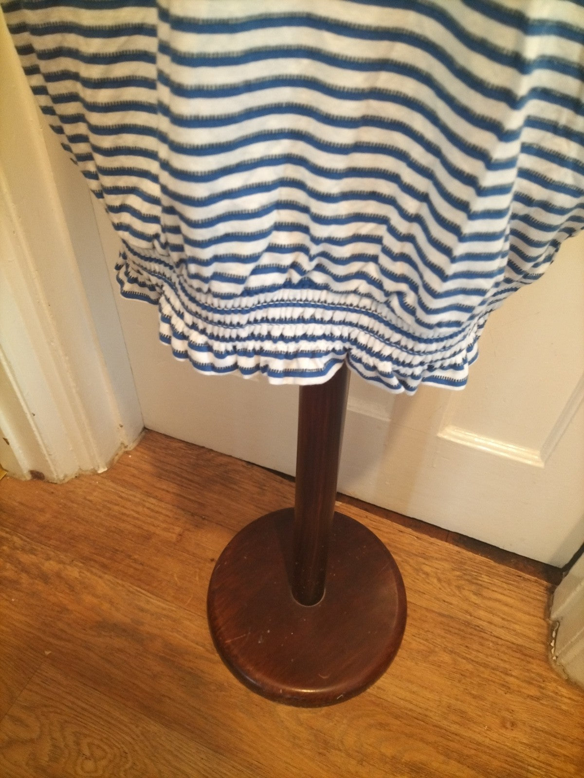 Brand New Ladies Pep&Co Size 2XL Blue And White Striped Top