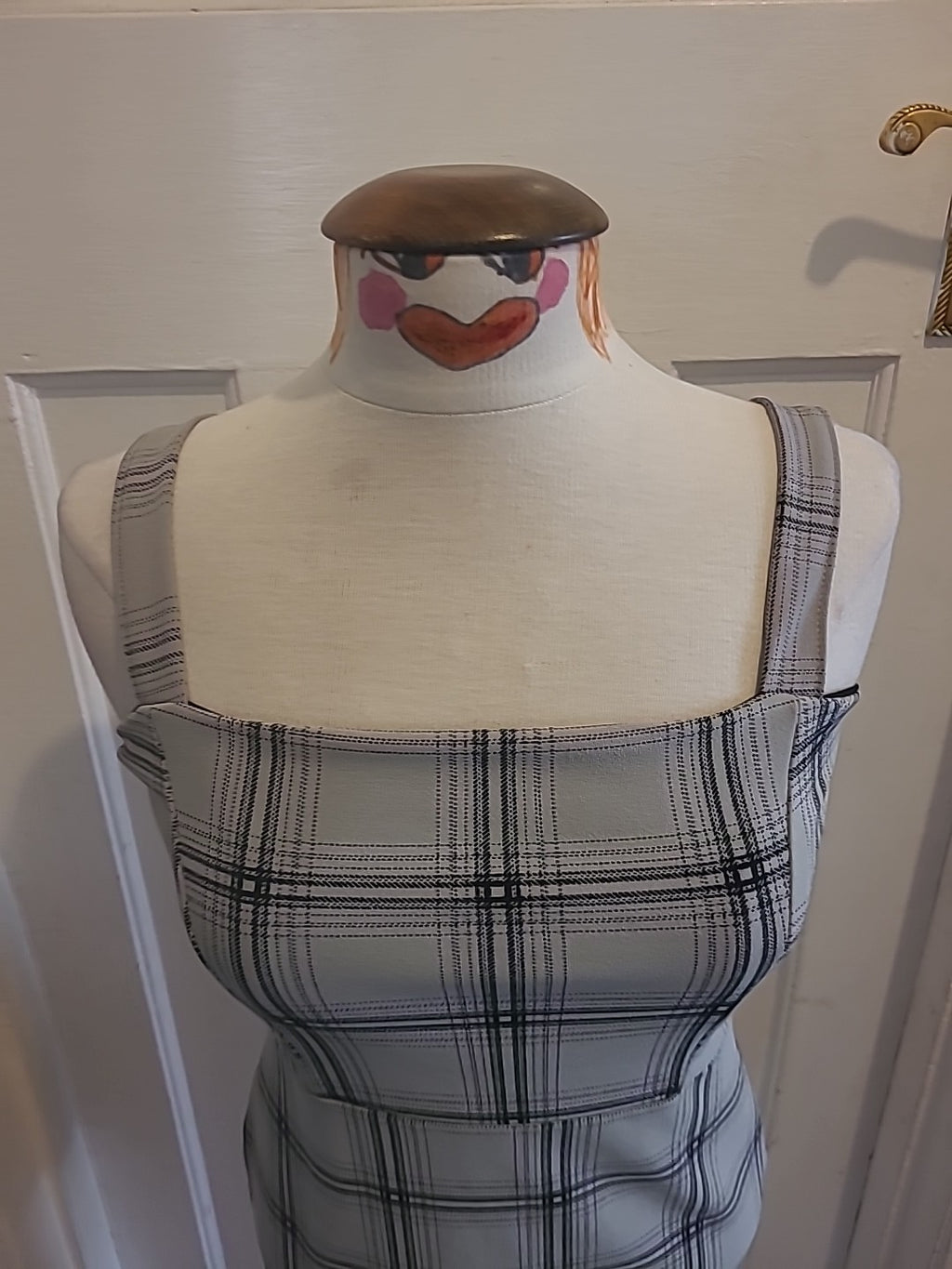 Ladies Dress Size 8 Grey Check I Saw It First