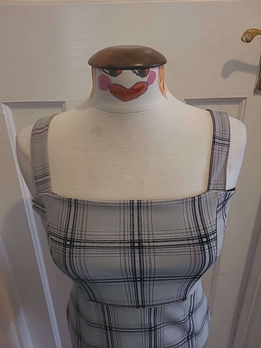 Ladies Dress Size 8 Grey Check I Saw It First