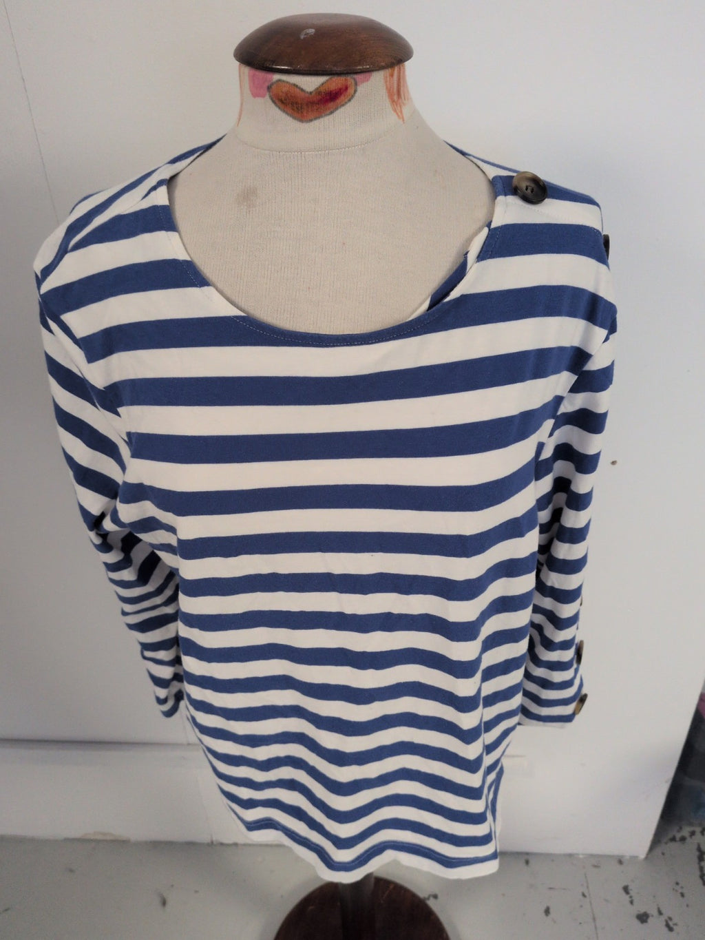 Capsule 18 Blue Striped Long Sleeve T-shirt