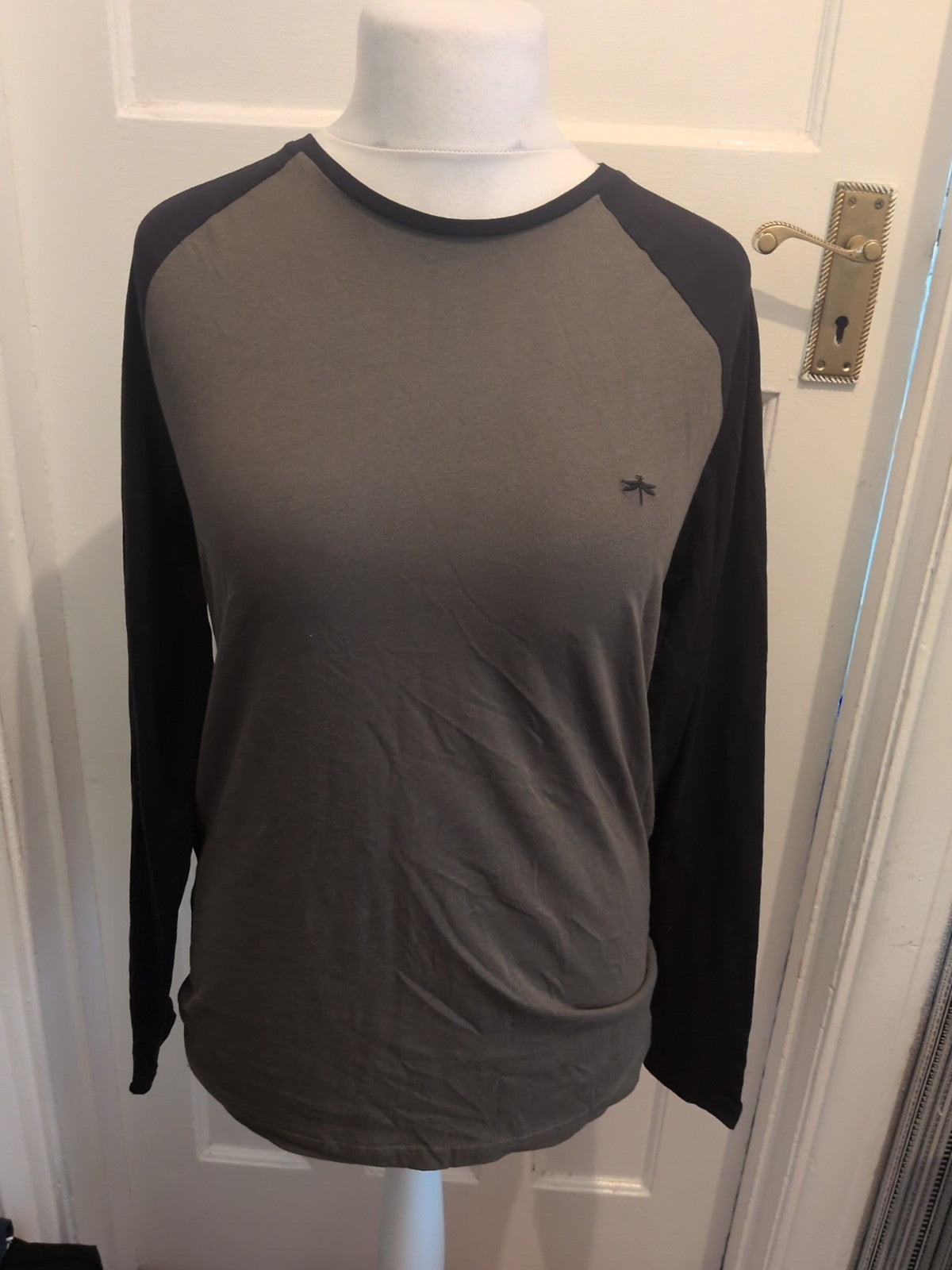 Easy Medium Black And Khaki Long Sleeve T-shirt
