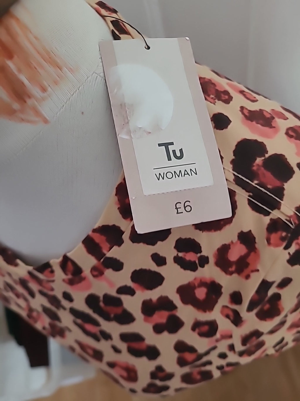 Brand New Tu Size 10 Leopard Print Short Sleeved Tshirt