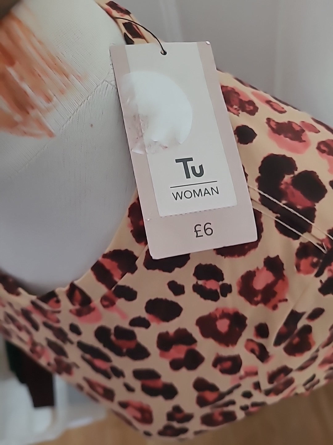 Brand New Tu Size 10 Leopard Print Short Sleeved Tshirt
