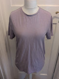 Tu Man Medium Regular Fit Lilac Short Sleeve T-shirt