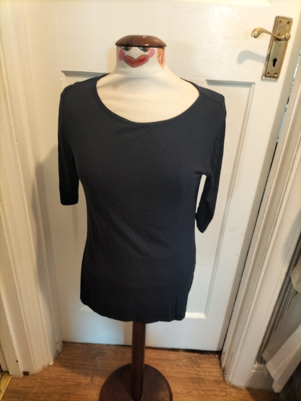 Ladies First Avenue Size 10 Dark Navy Short Sleeved Tshirt
