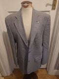 Mens Marks And Spencer Size 40M Pure Wool Black And White Blazer