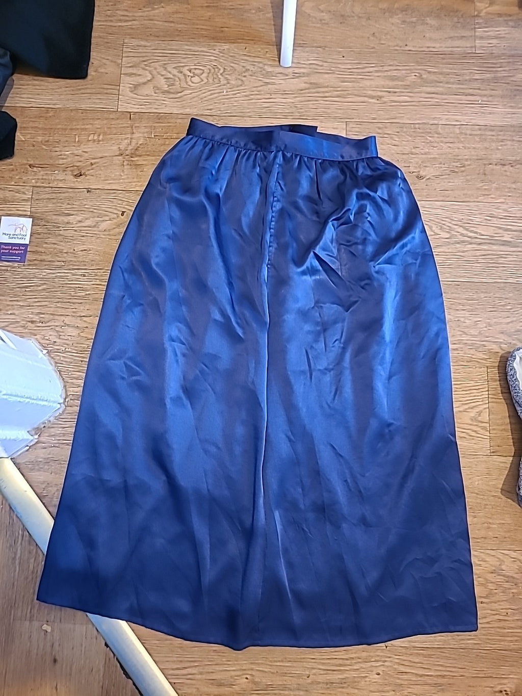 Ladies Country Casuals Size 12 Purple Lined Long Length Skirt