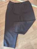 BM Causal 18 Dark Brown Elasticated Trousers(Looks Ankle)
