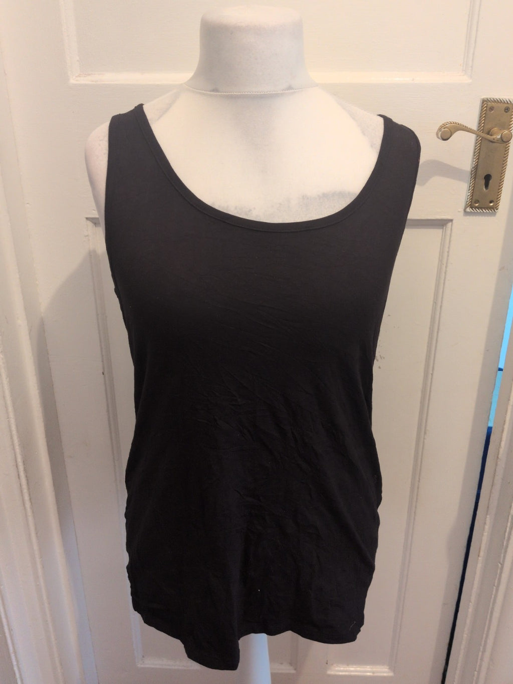 Next 18 Thick Strap Vest Sleeveless Black