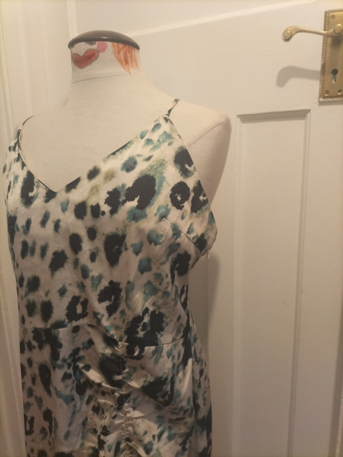Ladies Na-kd Size Euro 46 Camo Style Strappy Dress